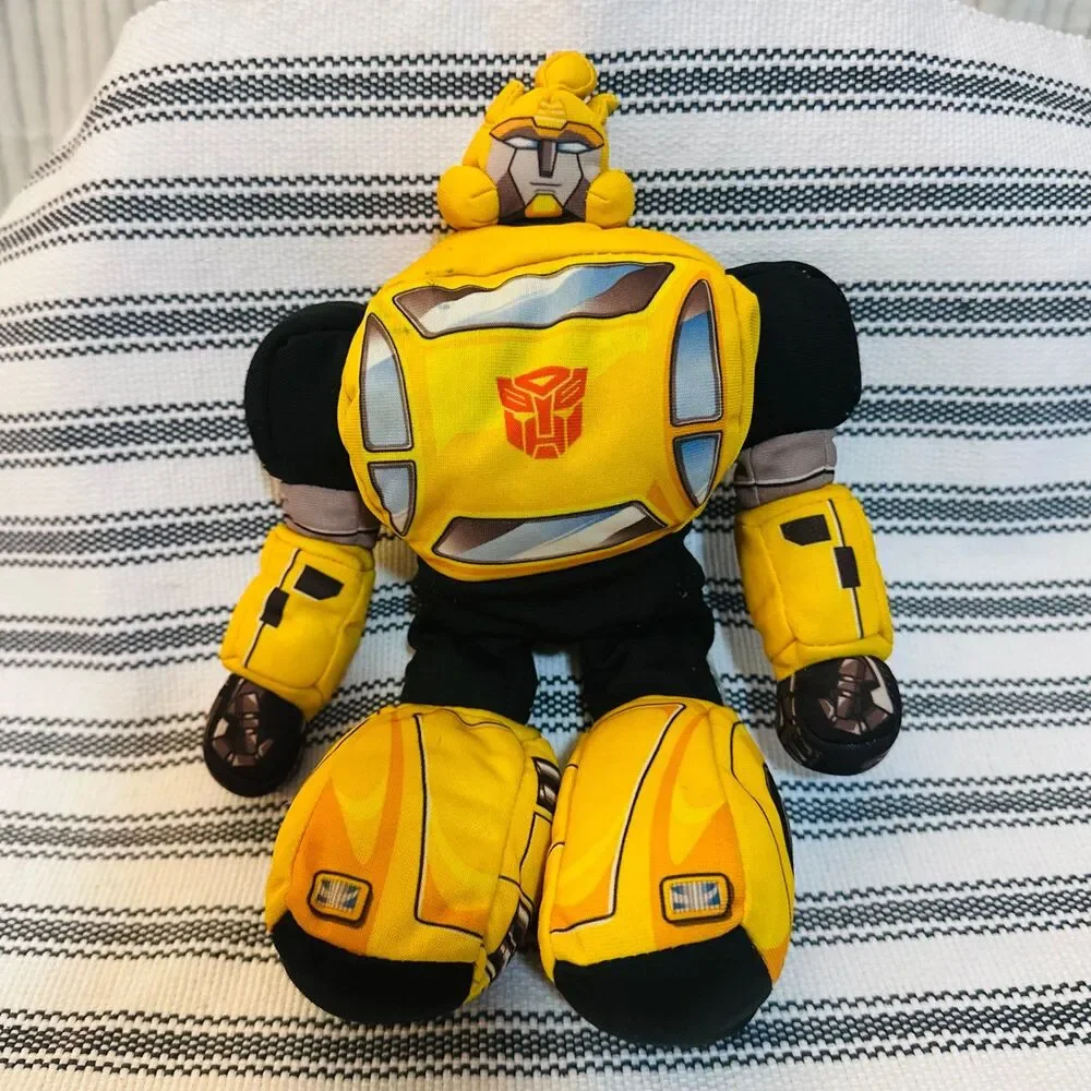 Transformers Slumblebee Transforming Bumblebee 2006 Plush Hasbro 10.5